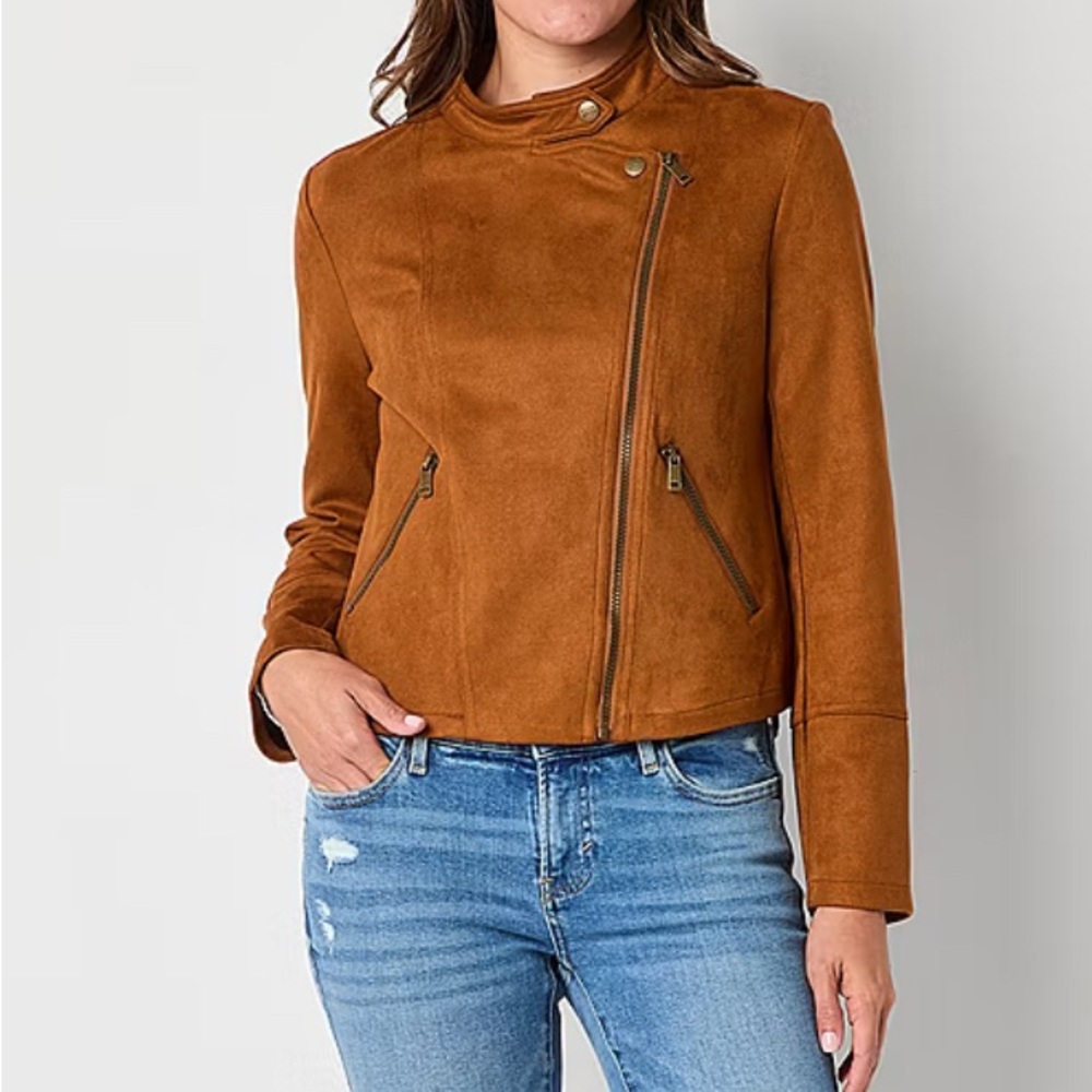 NWT Frye and Co. Lightweight Womens Motorcycle Jacket L